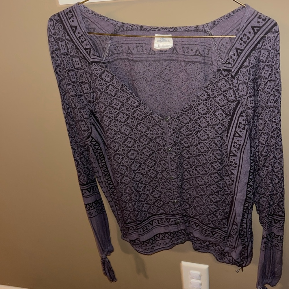 O’Neill purple blouse